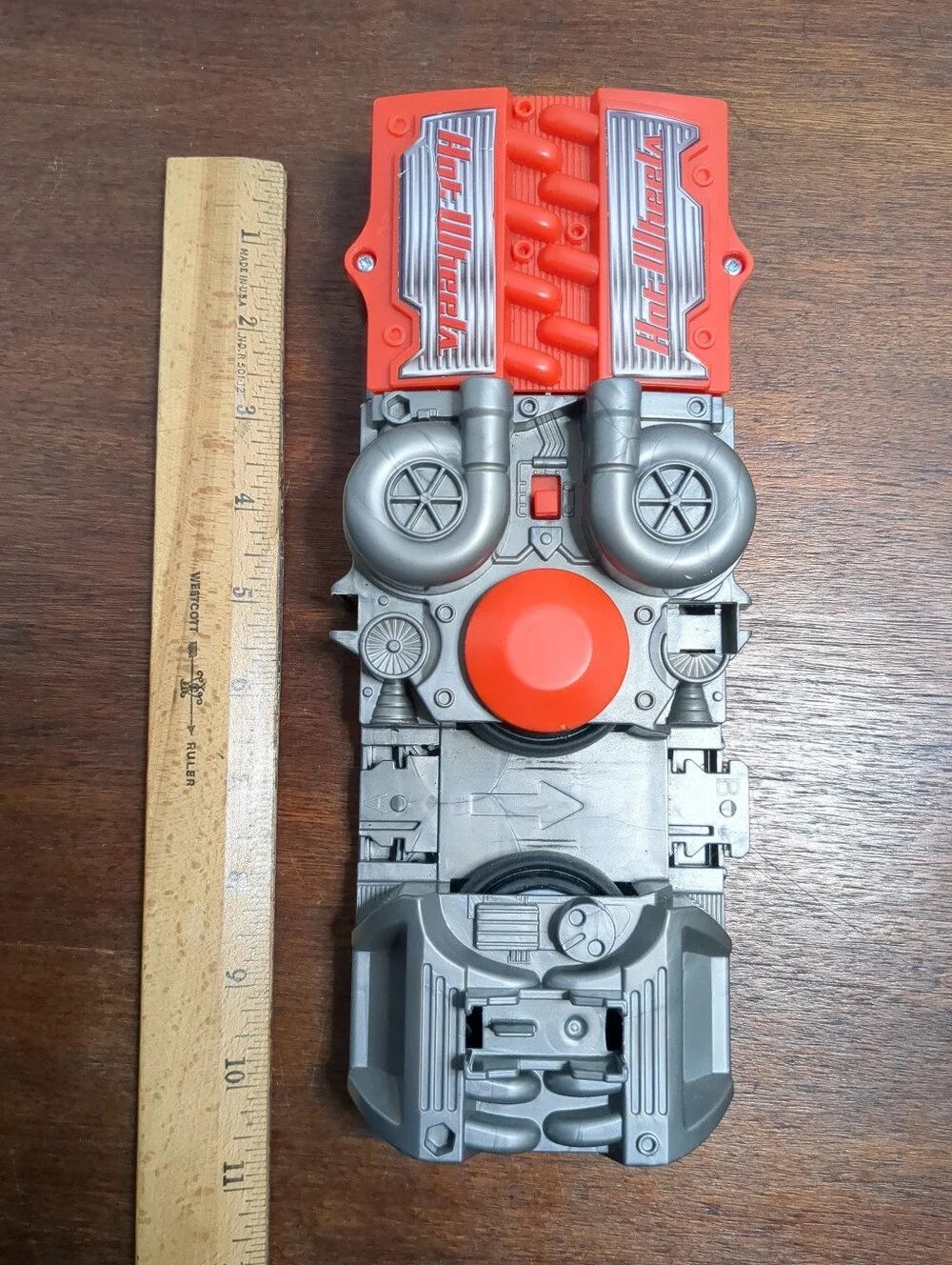 2018 Mattel Hot Wheels Track Power Booster Car Launcher Gray & Red GGF92 TESTED